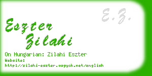 eszter zilahi business card